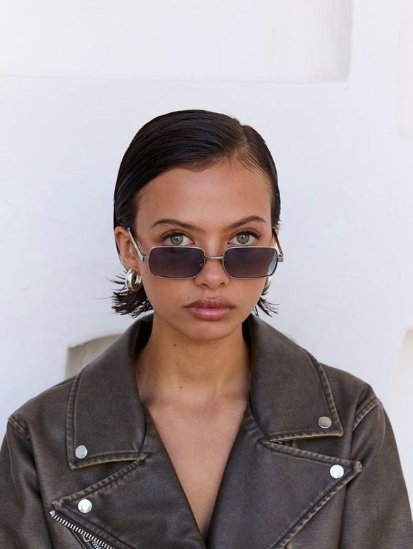 X Jordan Simek / Mile High / Silver Metal & Blue Lens - Shade Files